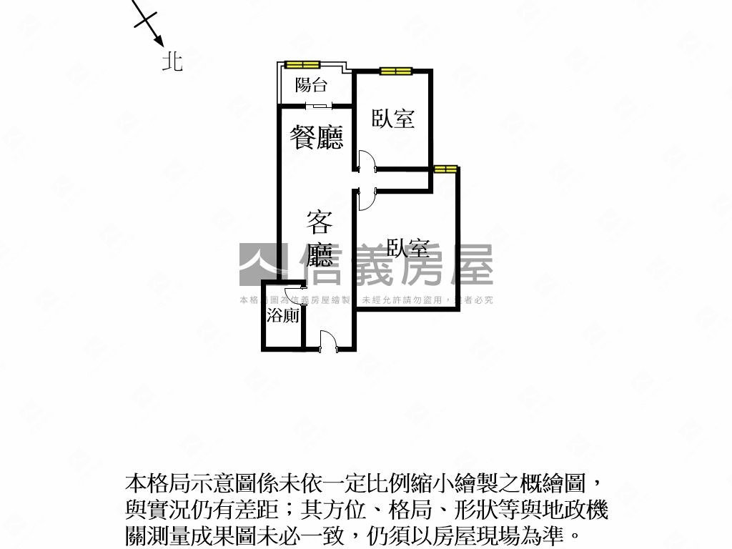 近成大新好美裝２房房屋室內格局與周邊環境