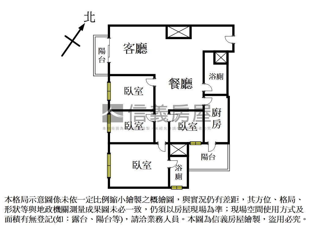 發樓ＭＥ四房車位採光景觀房屋室內格局與周邊環境