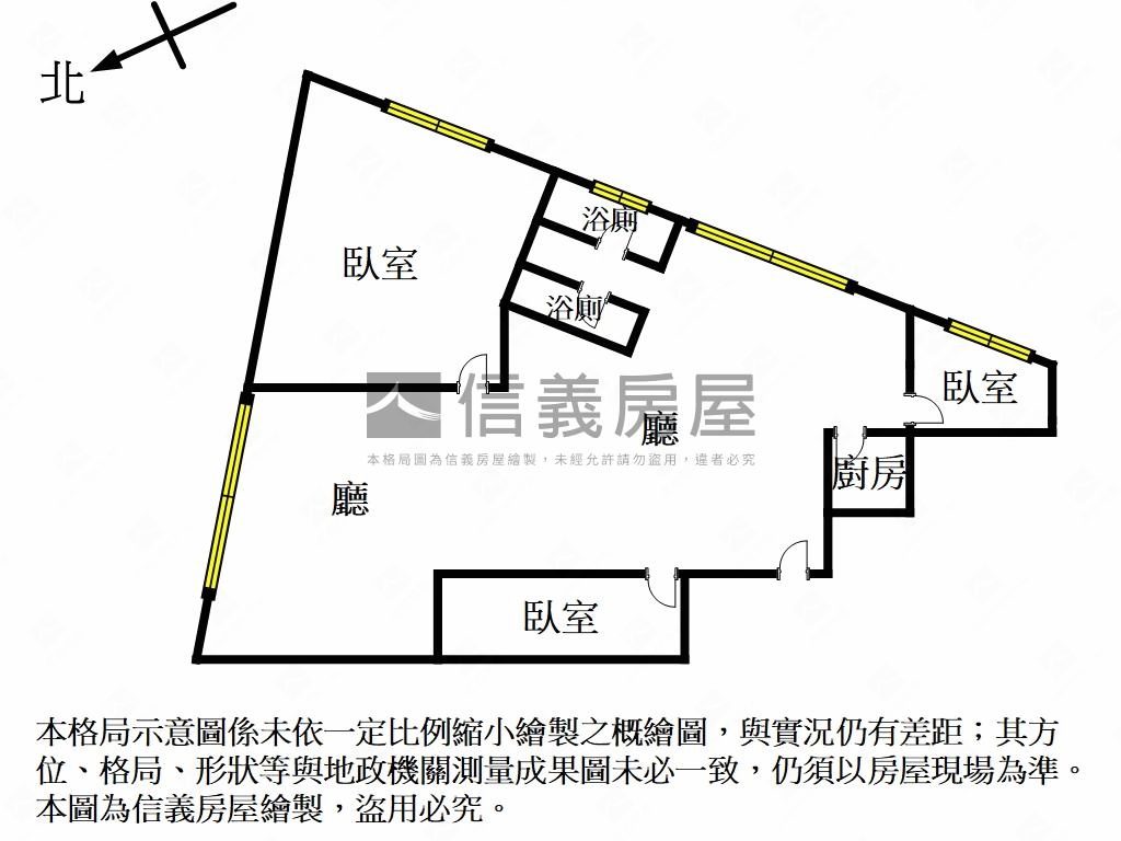 萬中選一。觀天下房屋室內格局與周邊環境
