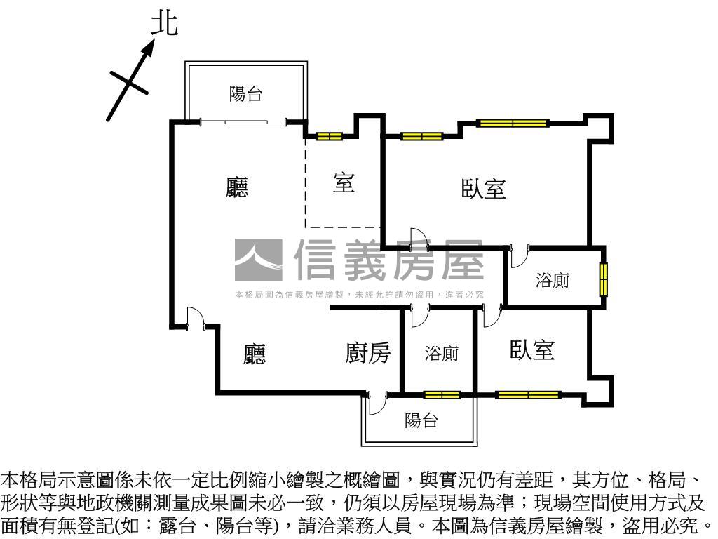 Ｕ未來採光大戶房屋室內格局與周邊環境