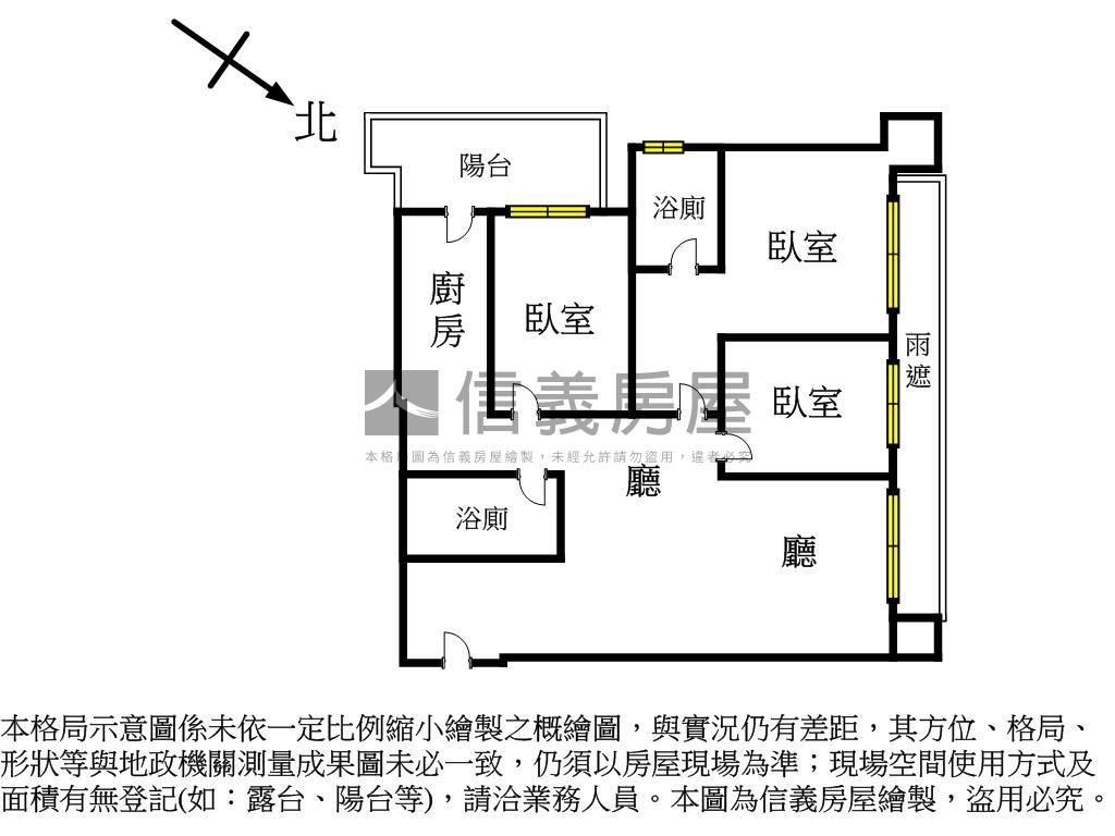 樂ＨＯＵＳＥ三房車位房屋室內格局與周邊環境