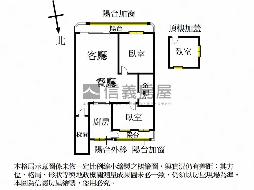 東湖捷運綠景採光機能頂加房屋室內格局與周邊環境