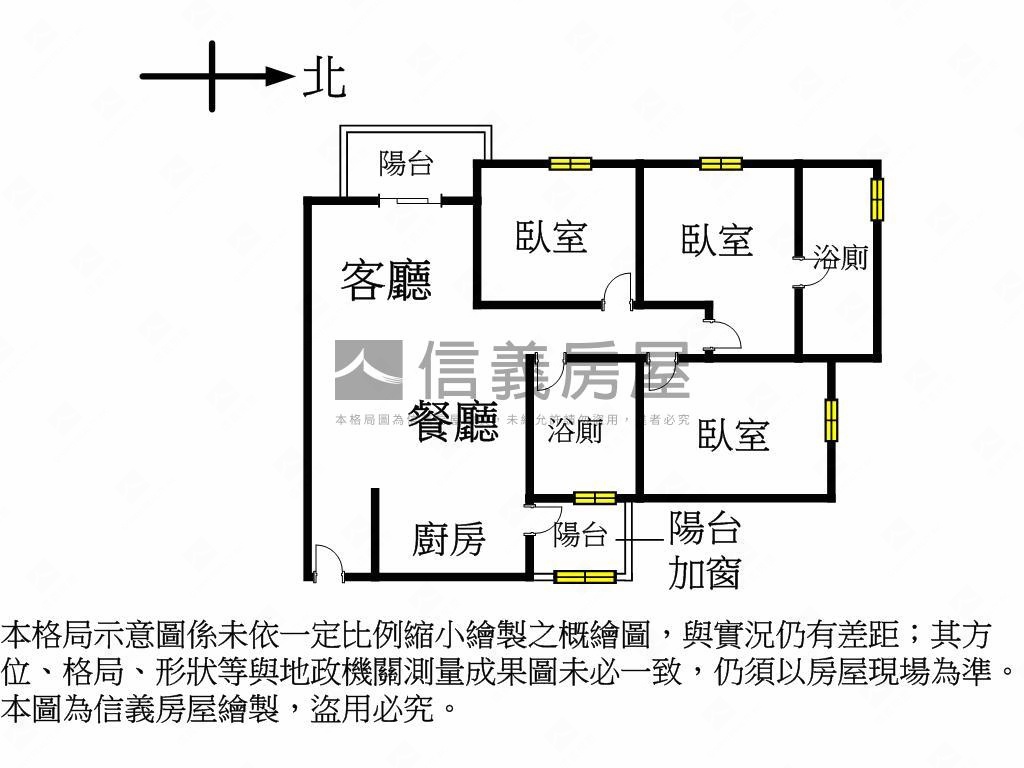 鄉林圓頂美三房附平車房屋室內格局與周邊環境