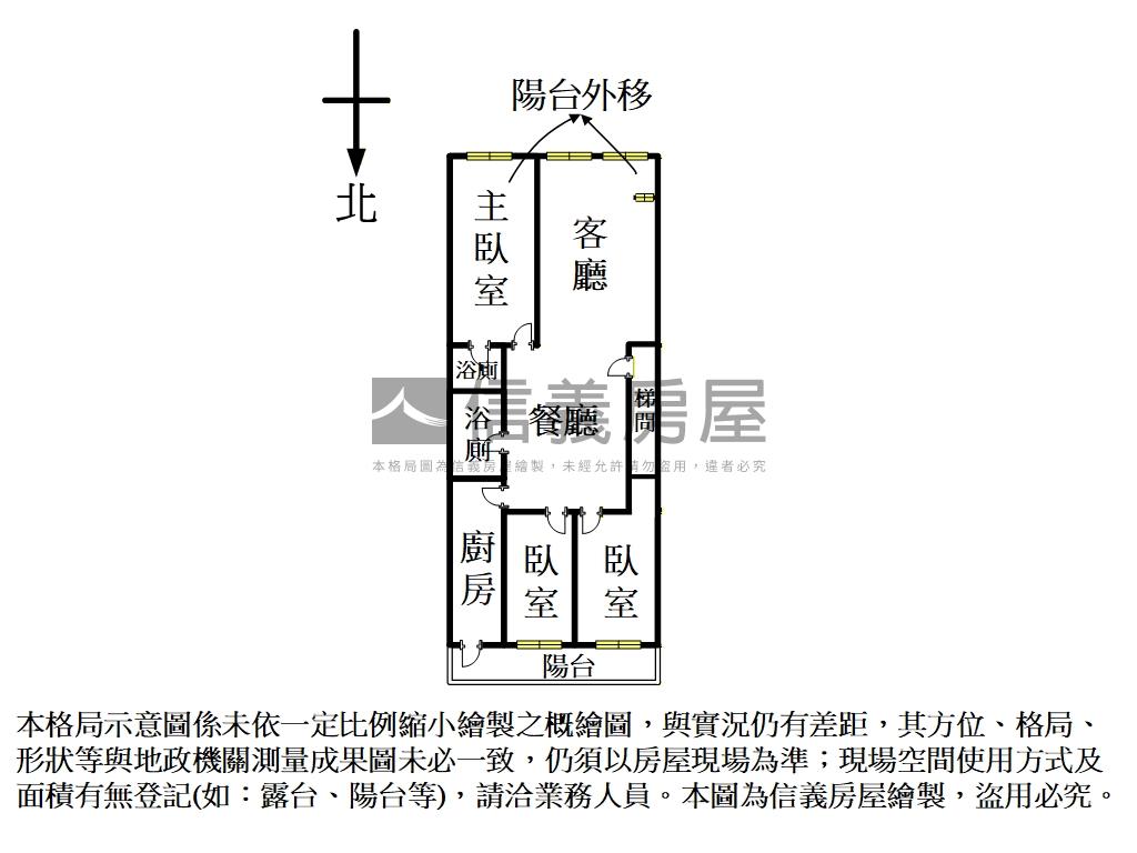關渡水鳥朝南漂亮美三房房屋室內格局與周邊環境