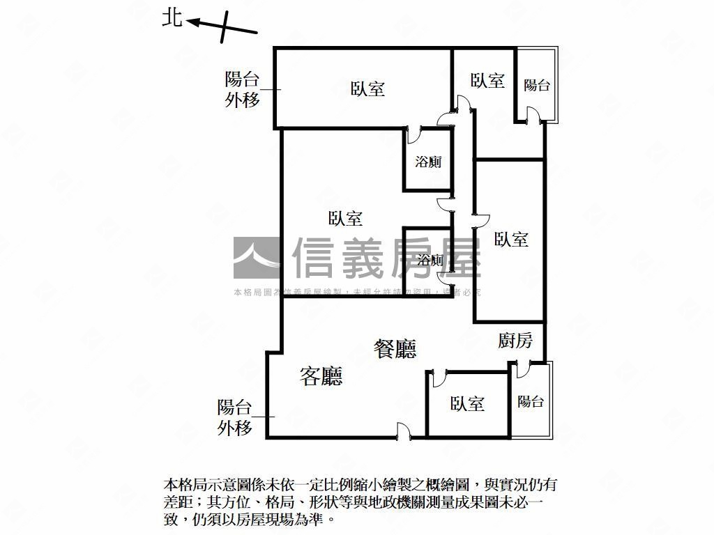 公園第一樓雙併大五房房屋室內格局與周邊環境