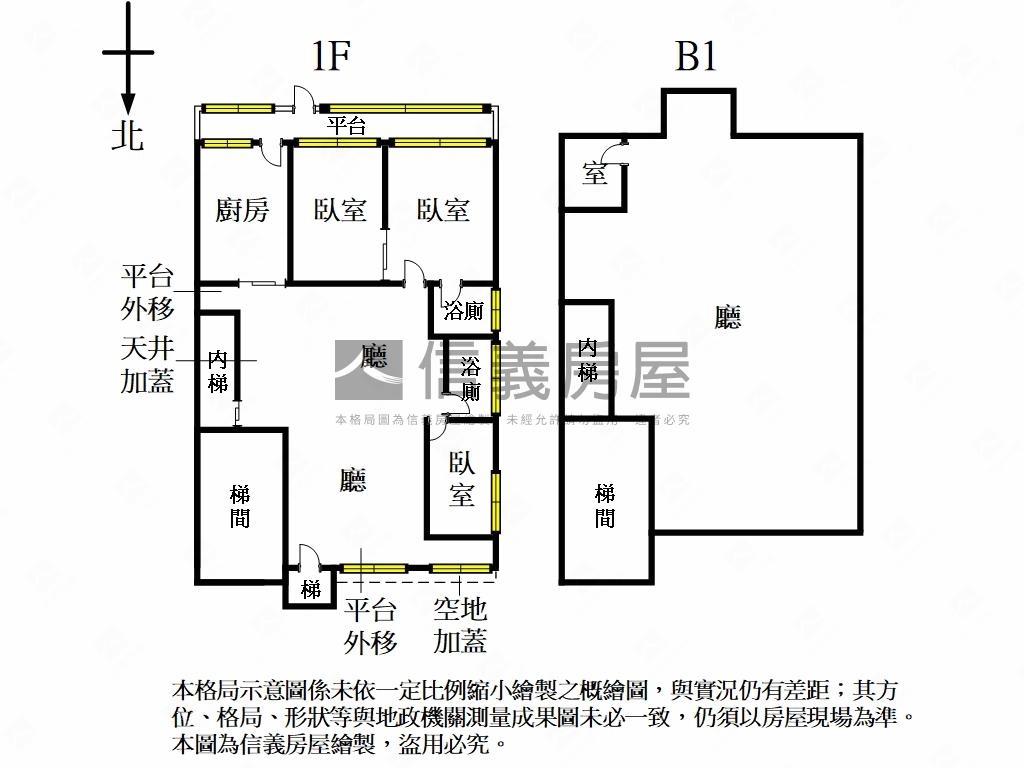民生靜巷稀有一樓大戶房屋室內格局與周邊環境