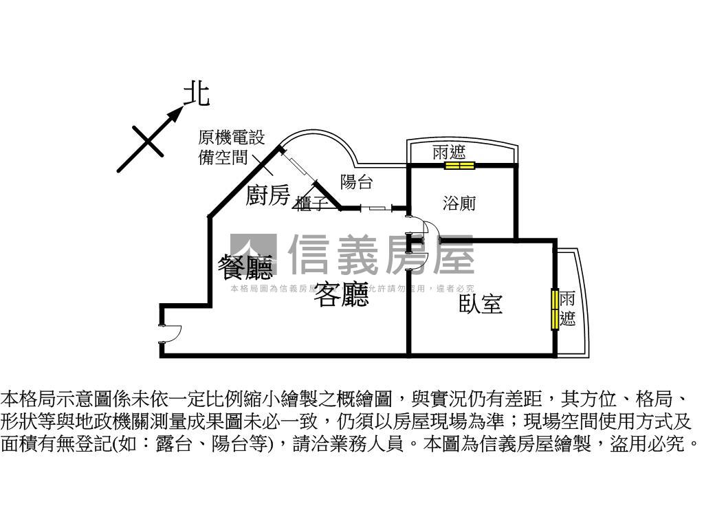 信義香榭美景高樓房屋室內格局與周邊環境