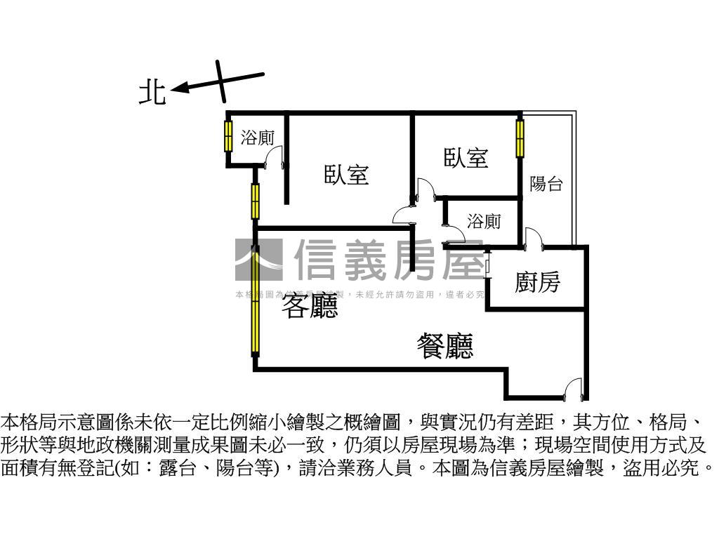 日光ＣＩＴＹ‧２房附２衛房屋室內格局與周邊環境