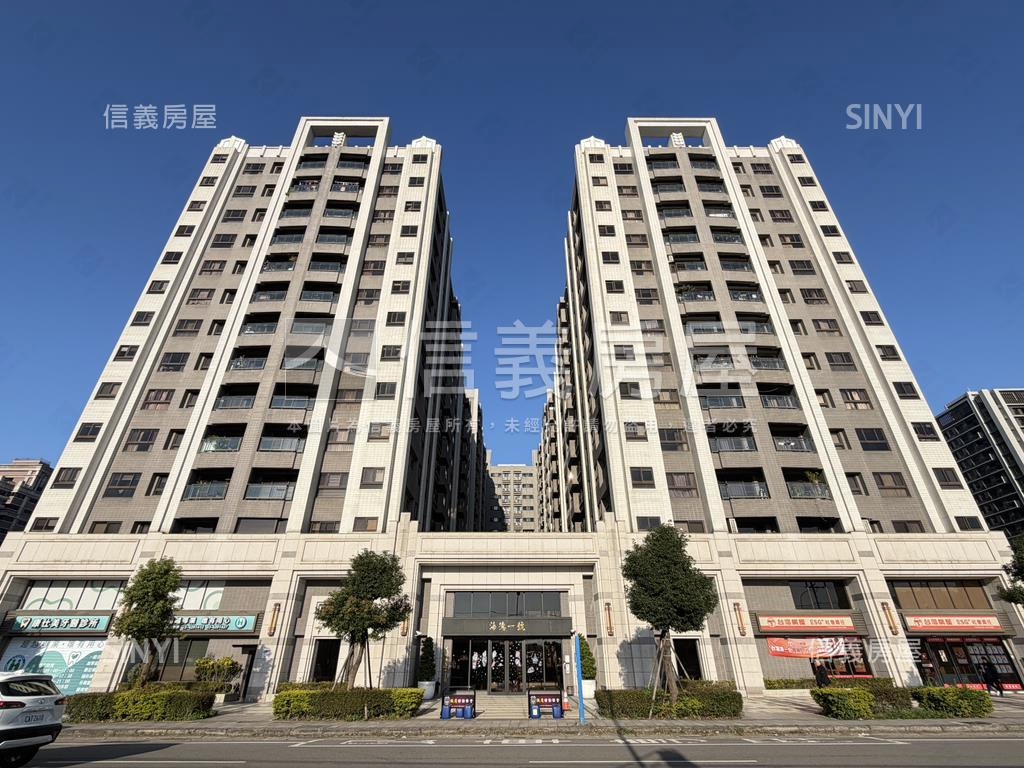 過嶺海德前後陽台兩房車位房屋室內格局與周邊環境