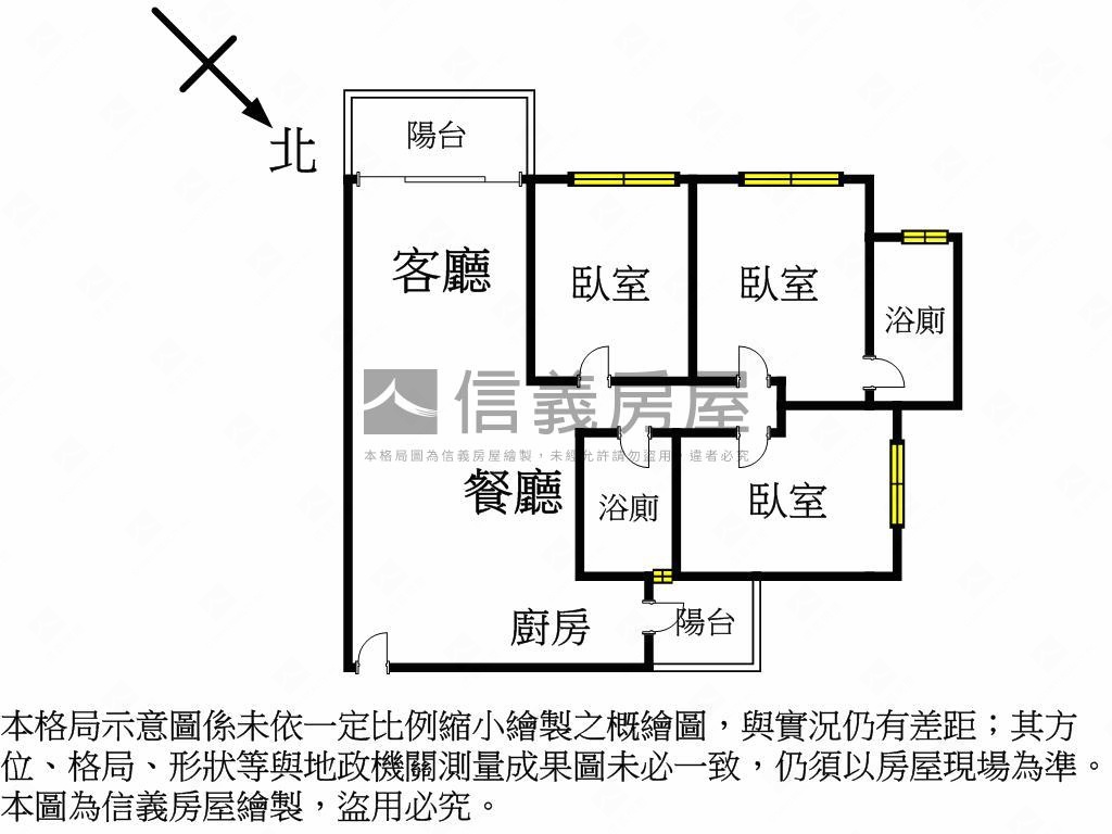 大景首席三房平車房屋室內格局與周邊環境