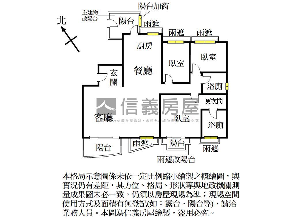 坤山和謙視野裝潢美屋房屋室內格局與周邊環境