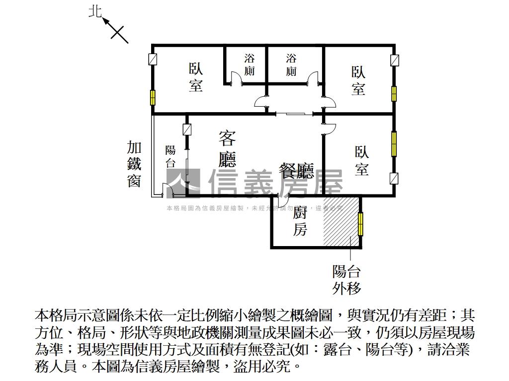 ［永康］景觀美美３房房屋室內格局與周邊環境