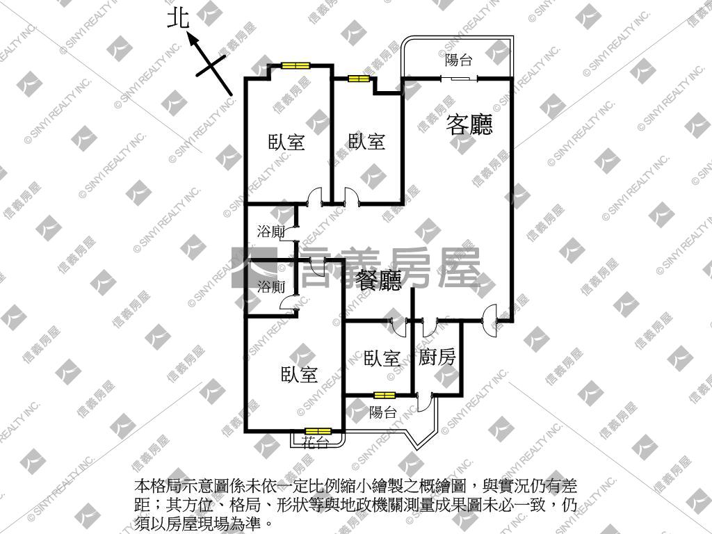 一心民權景觀四房平車房屋室內格局與周邊環境