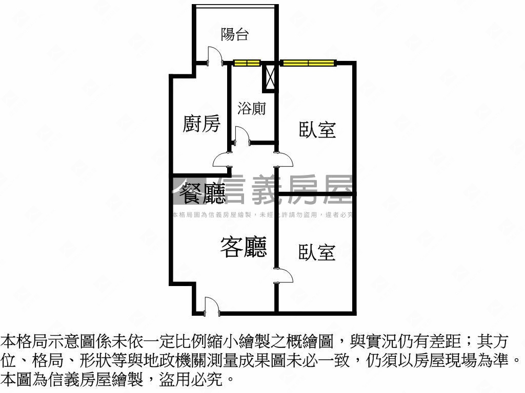 瀚羽蒔光豪景大兩房房屋室內格局與周邊環境