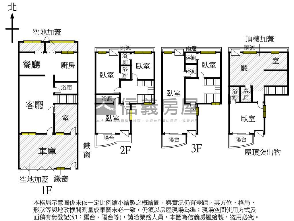 黃線Ｙ０１旁大地坪面寬透房屋室內格局與周邊環境