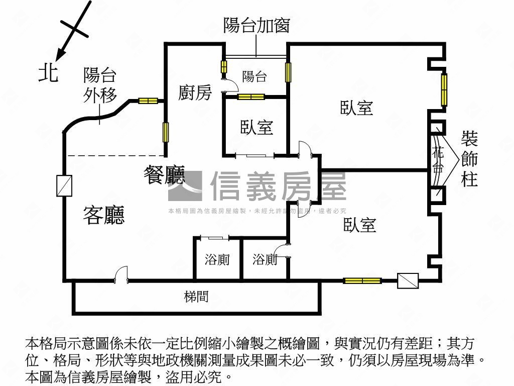 新鳳凰城溫馨三房房屋室內格局與周邊環境
