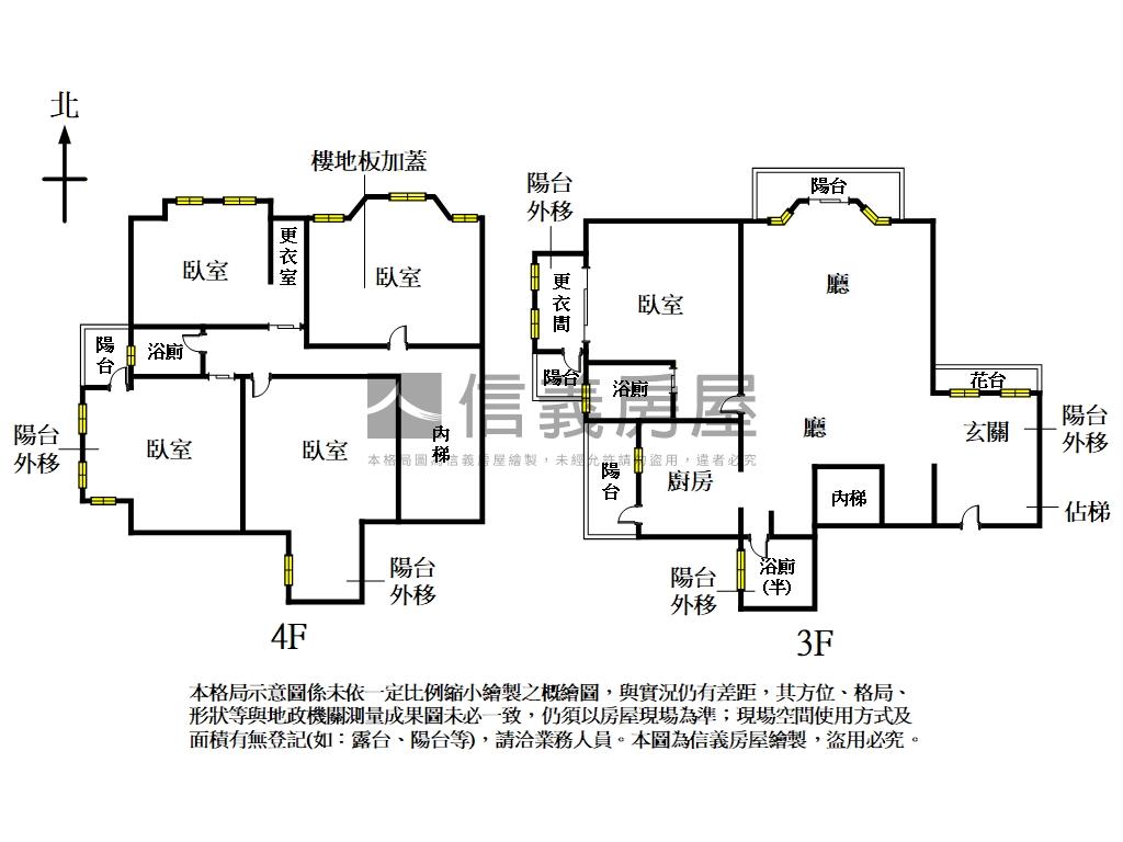 新第來亨３房房屋室內格局與周邊環境