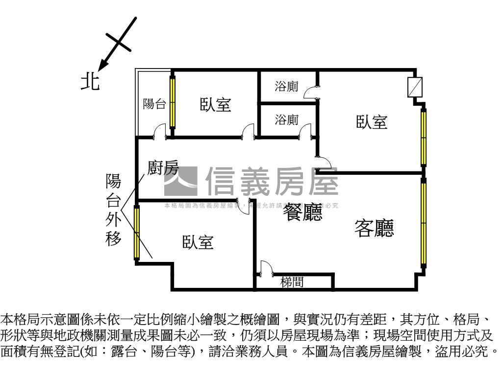 近Ｒ３小港站質感明亮三房房屋室內格局與周邊環境