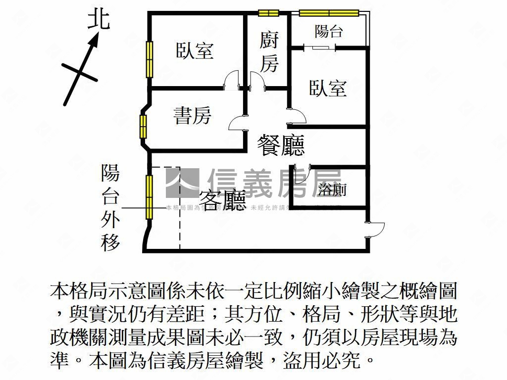 富榮名園‧邊間質感三房房屋室內格局與周邊環境