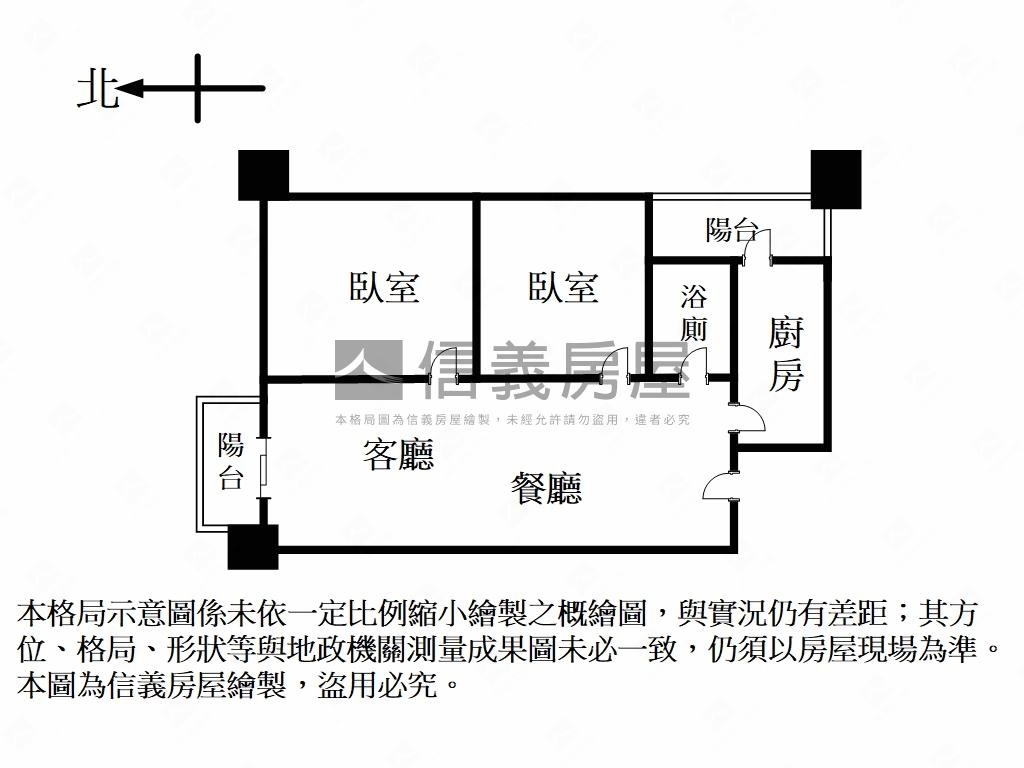 松河街電梯景觀２房房屋室內格局與周邊環境