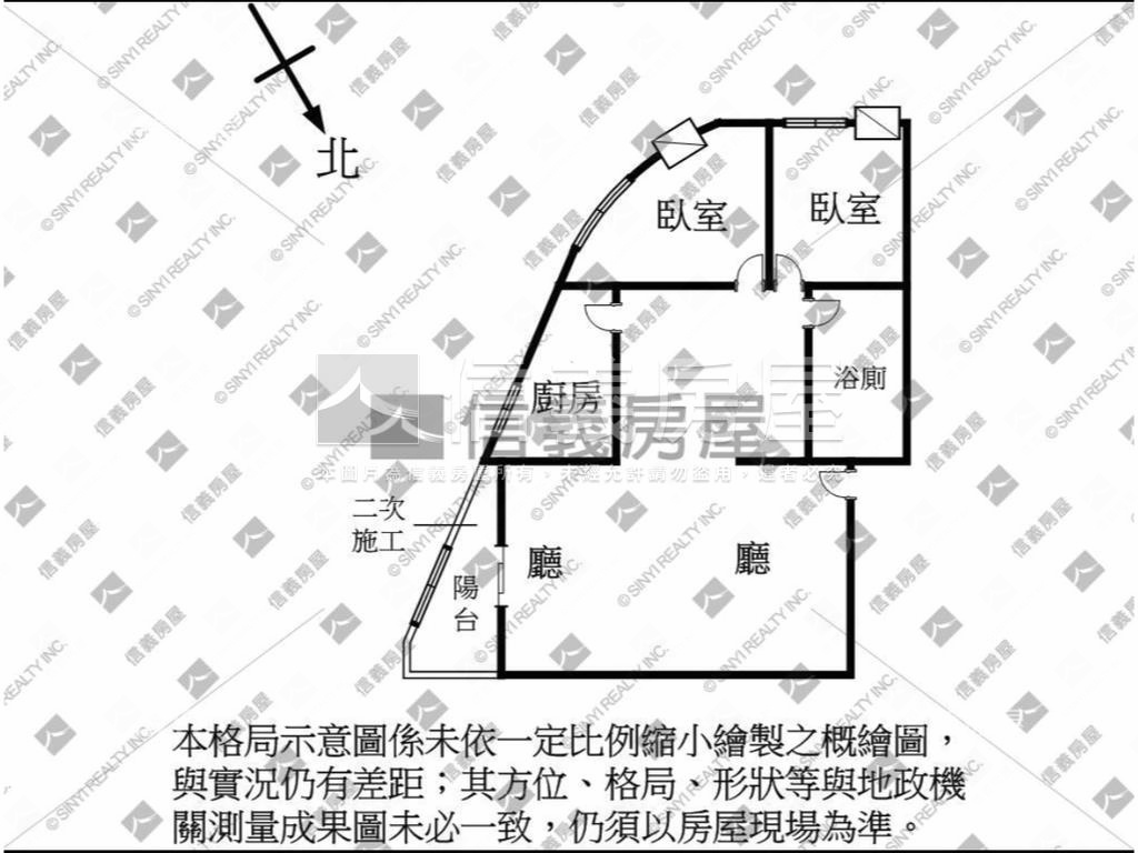 南門實小２房住辦皆宜房屋室內格局與周邊環境