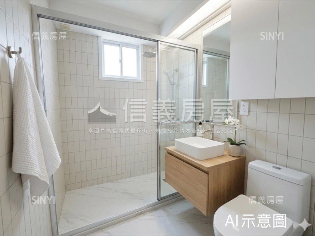 國宅高樓景觀電梯三房房屋室內格局與周邊環境