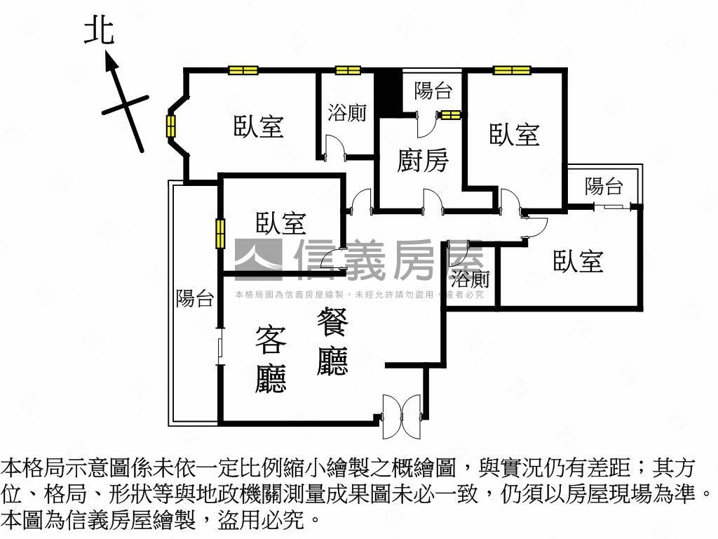 帥近文心崇德捷運站四房讚房屋室內格局與周邊環境