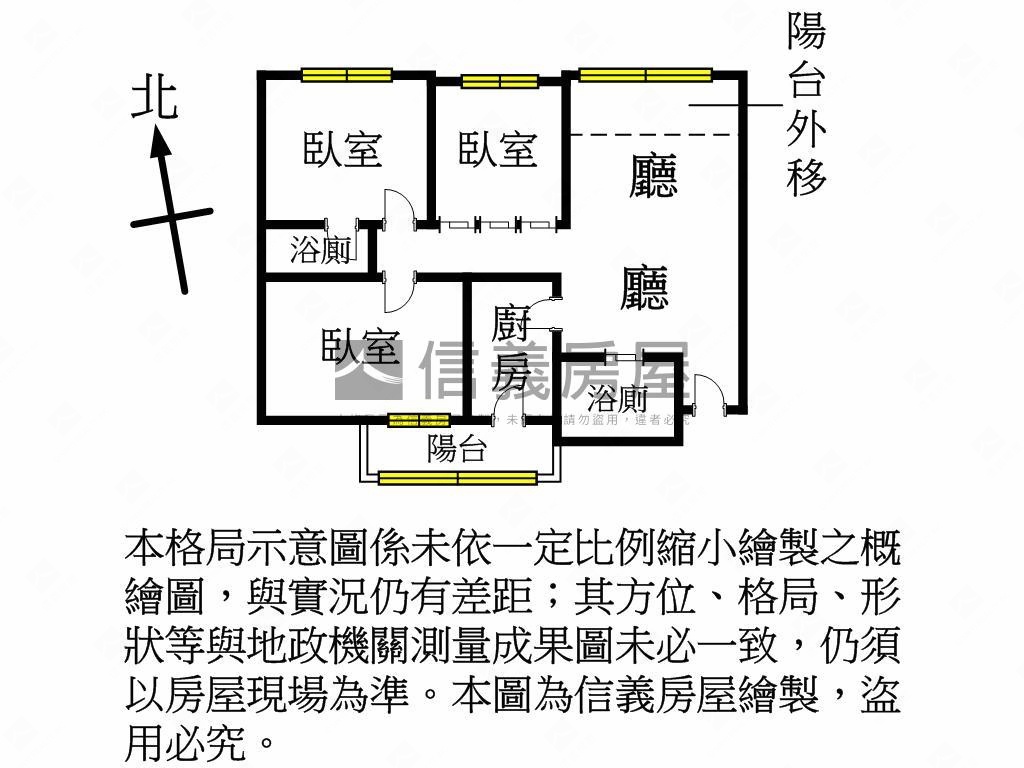豪景麗寶大３房車位房屋室內格局與周邊環境
