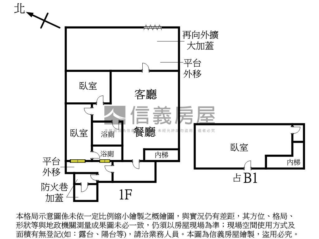 連城活巷一樓大空間房屋室內格局與周邊環境