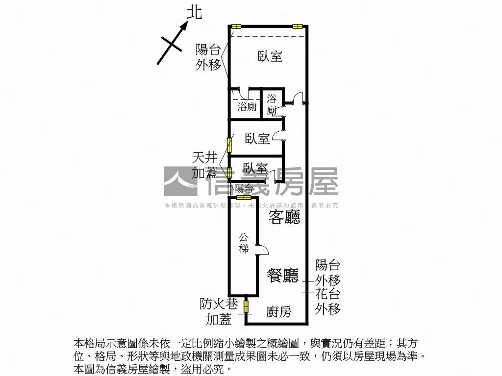 正中醫商圈首購美三房房屋室內格局與周邊環境