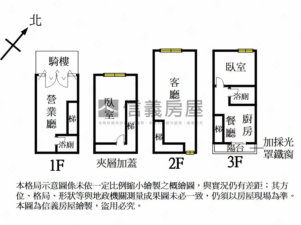 長春獨立三層店住雙用宅房屋室內格局與周邊環境
