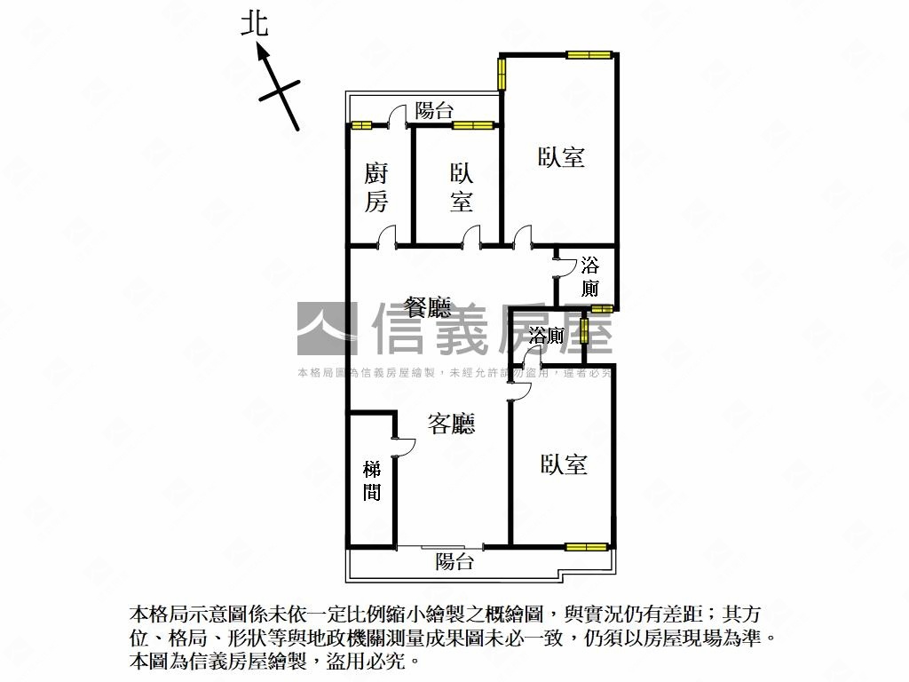 附小龍門金華三房美廈房屋室內格局與周邊環境
