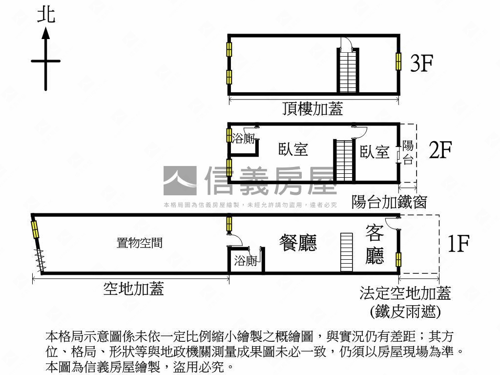 地約３８坪大透天房屋室內格局與周邊環境