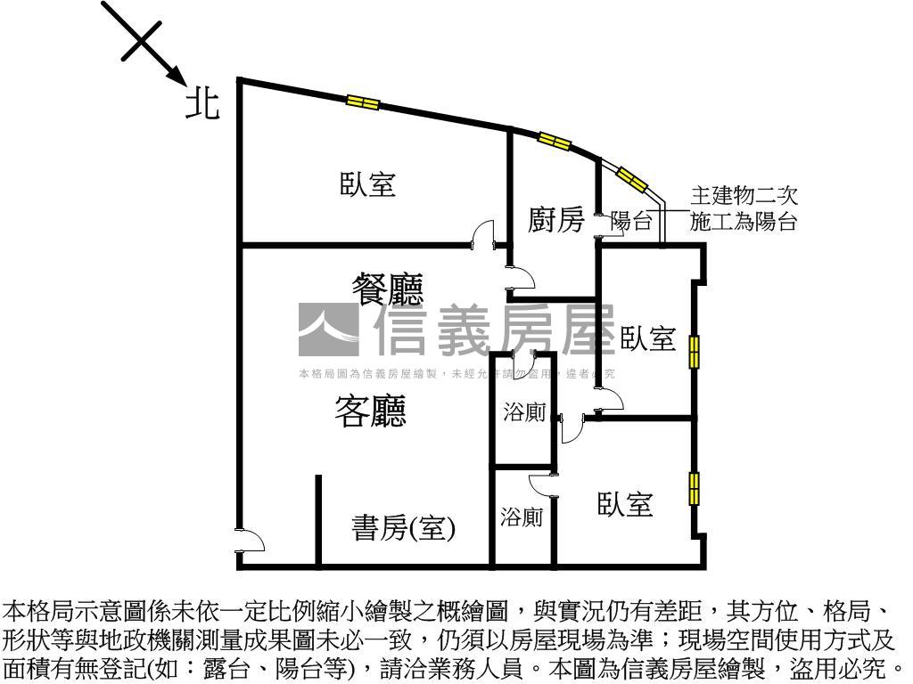 捷運～紐約蘇活３房車位房屋室內格局與周邊環境