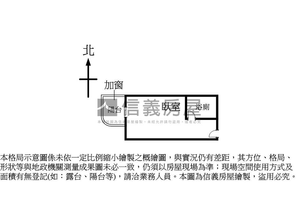 宏總加州視野美套房有陽台房屋室內格局與周邊環境