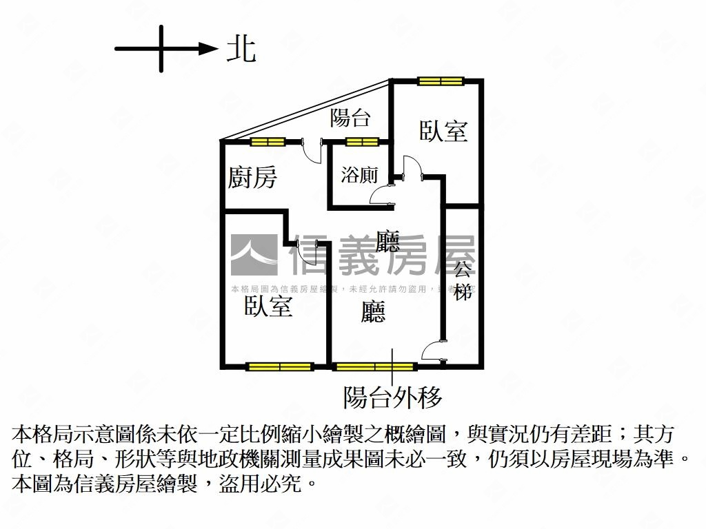 中和站典雅公寓二樓房屋室內格局與周邊環境