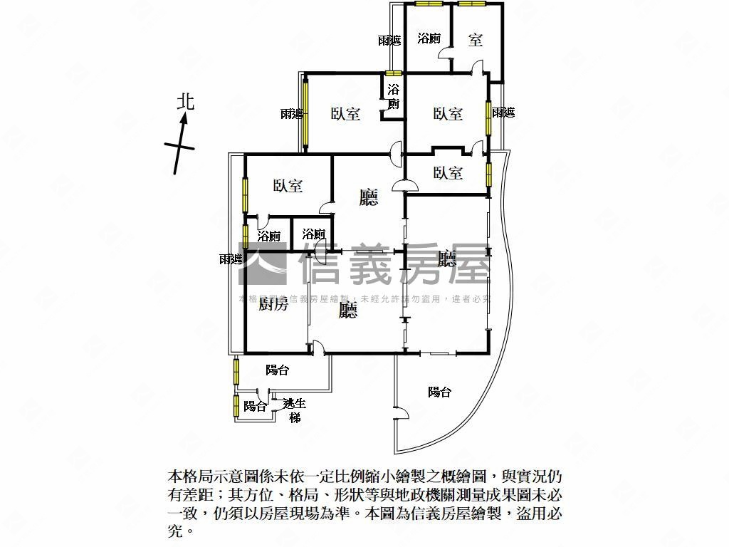 昇捷雲濤四房裝潢美宅房屋室內格局與周邊環境