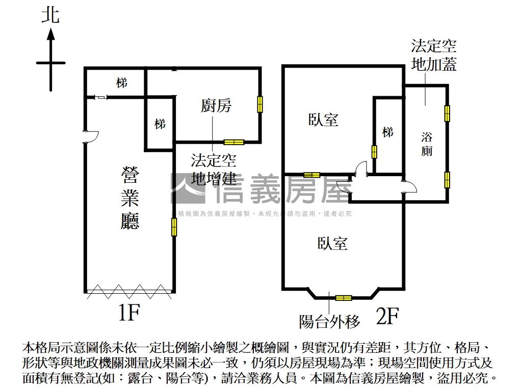田美三街小資店面１＋２樓房屋室內格局與周邊環境