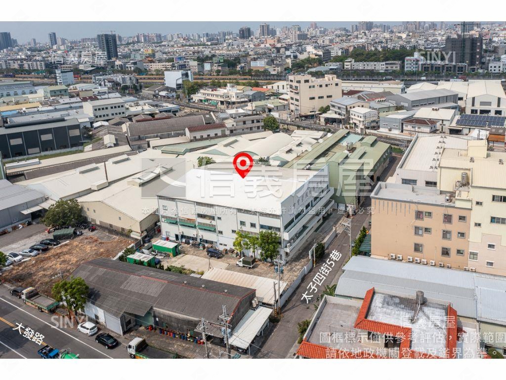 台南仁德地約７７６坪廠房房屋室內格局與周邊環境