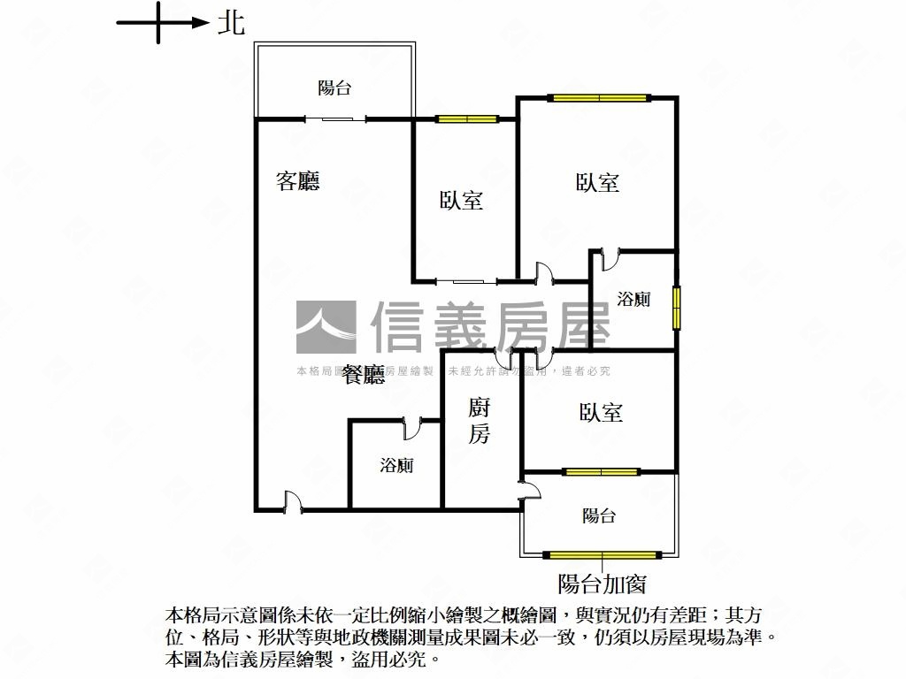 專任傳家世紀館三房車位房屋室內格局與周邊環境