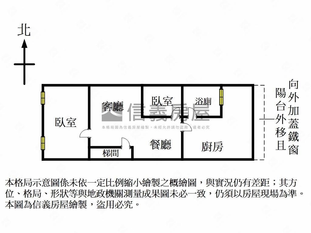 成功小資美寓三樓房屋室內格局與周邊環境