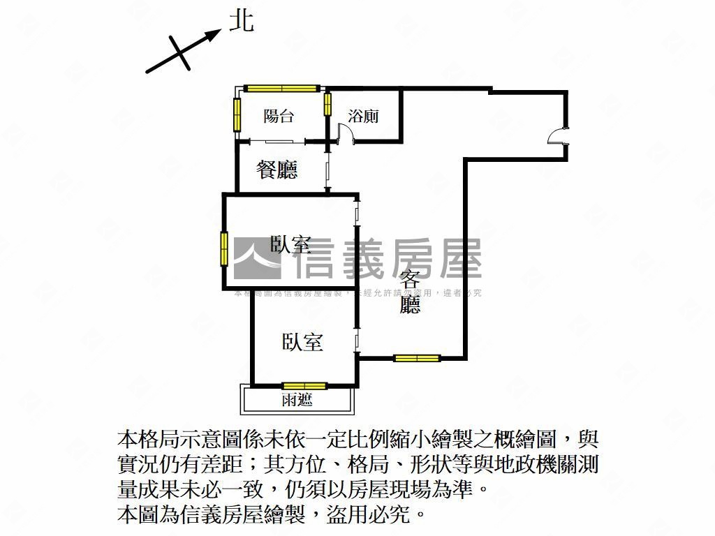 ｜禾美｜精裝視野兩房房屋室內格局與周邊環境