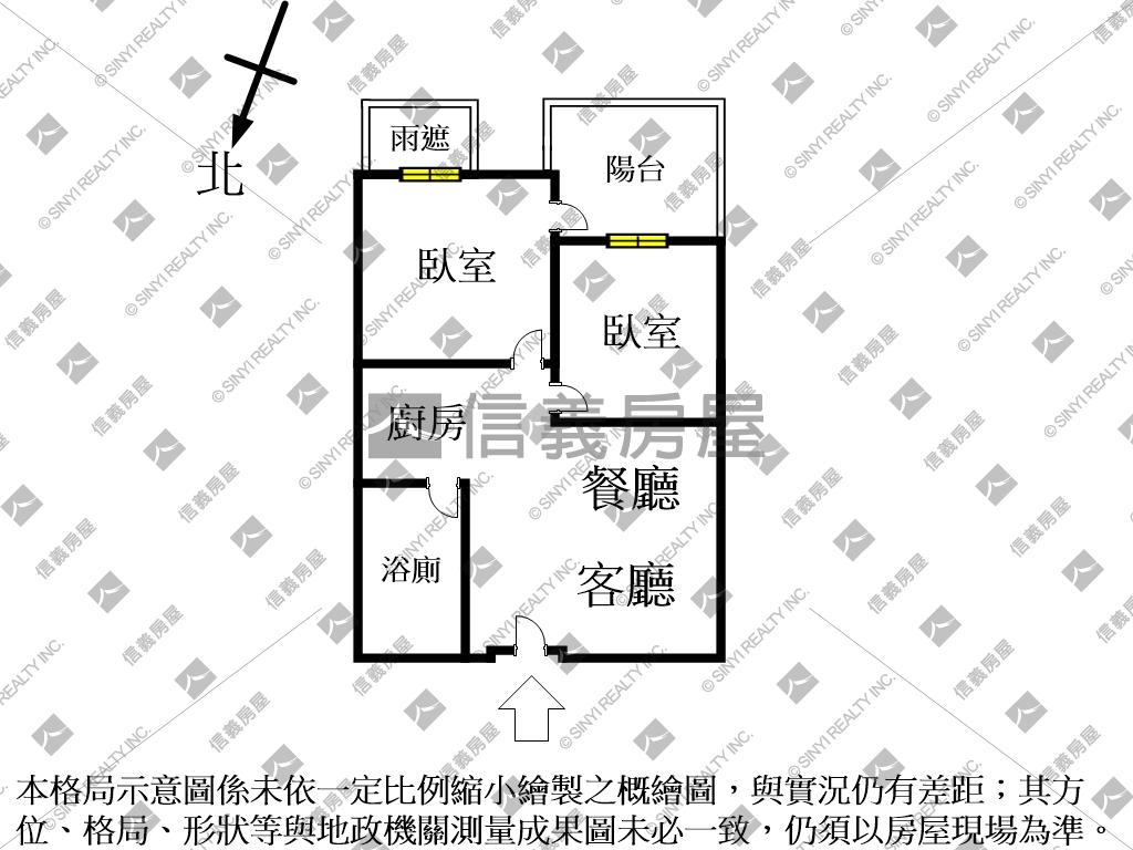 獨家台北晶麒２房車位房屋室內格局與周邊環境