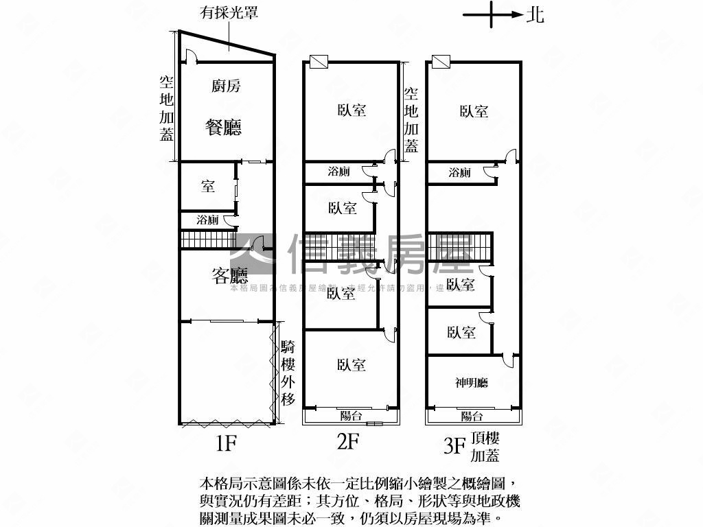 近運動場臨路美透天房屋室內格局與周邊環境