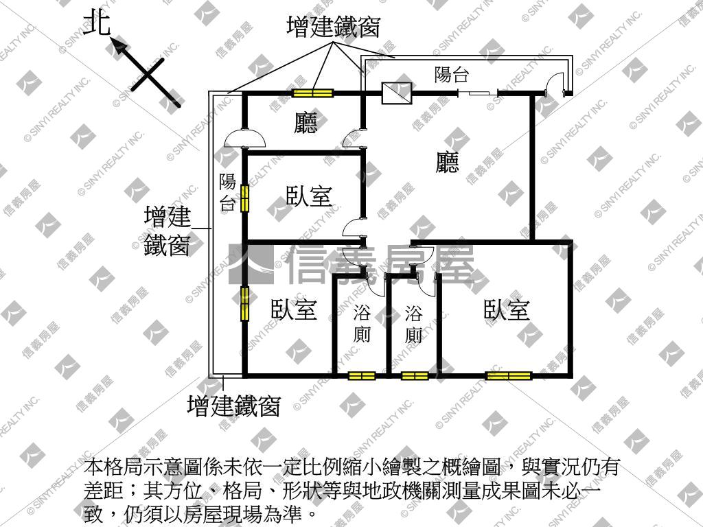 近大順路採光佳公寓房屋室內格局與周邊環境