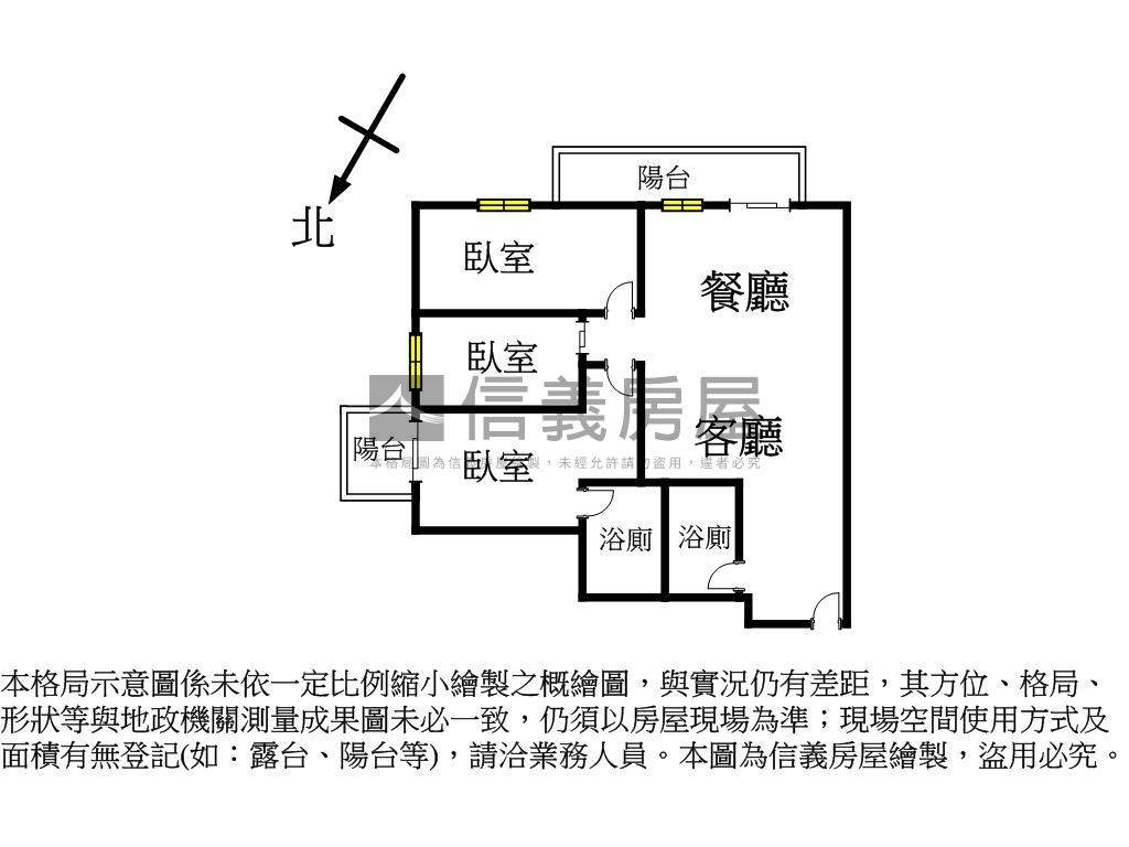 新潤ＤＯＵＢＬＥ三房車位房屋室內格局與周邊環境