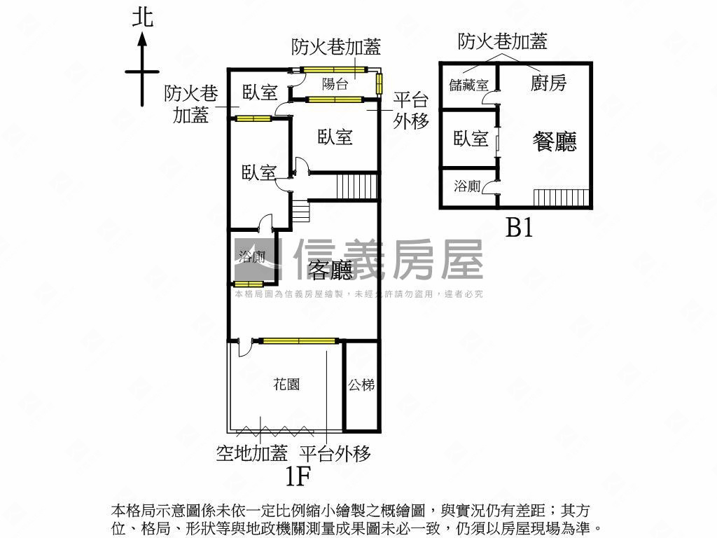 近美麗華秘境樓中樓房屋室內格局與周邊環境