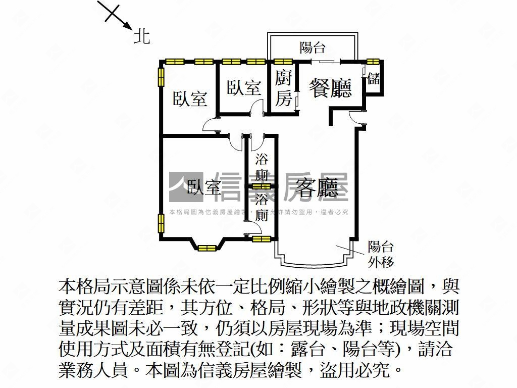 文教新城三房美屋房屋室內格局與周邊環境