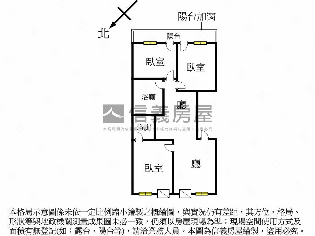 武廟公園旁漂亮三房二樓寓房屋室內格局與周邊環境