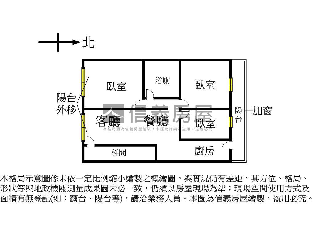 關渡稀有方正美寓房屋室內格局與周邊環境